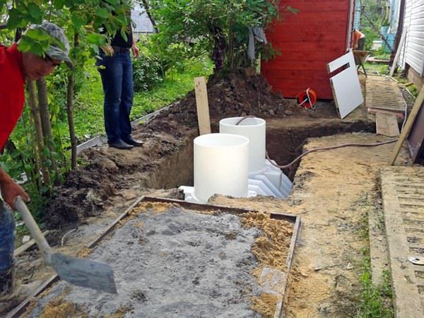 установка септика танк своими руками