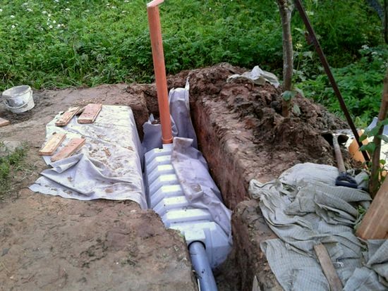 септик танк схема установки