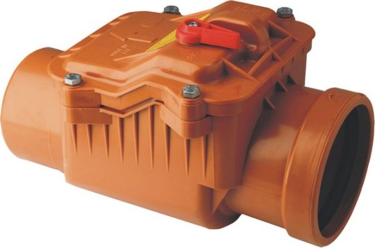 Обратный клапан для канализации: 110 и 50 мм, виды, установка, цены