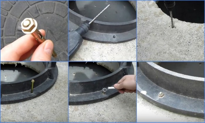 Крышки колодца железобетонные