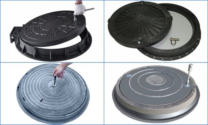 Люки канализационные полимерные: размеры, цена, виды