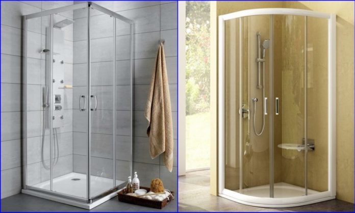 Высота душевой кабины: от пола до потолка, с крышей, поддоном?