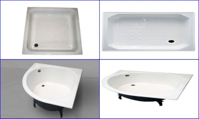 Чугунные поддоны для душа: размеры, формы, популярные марки