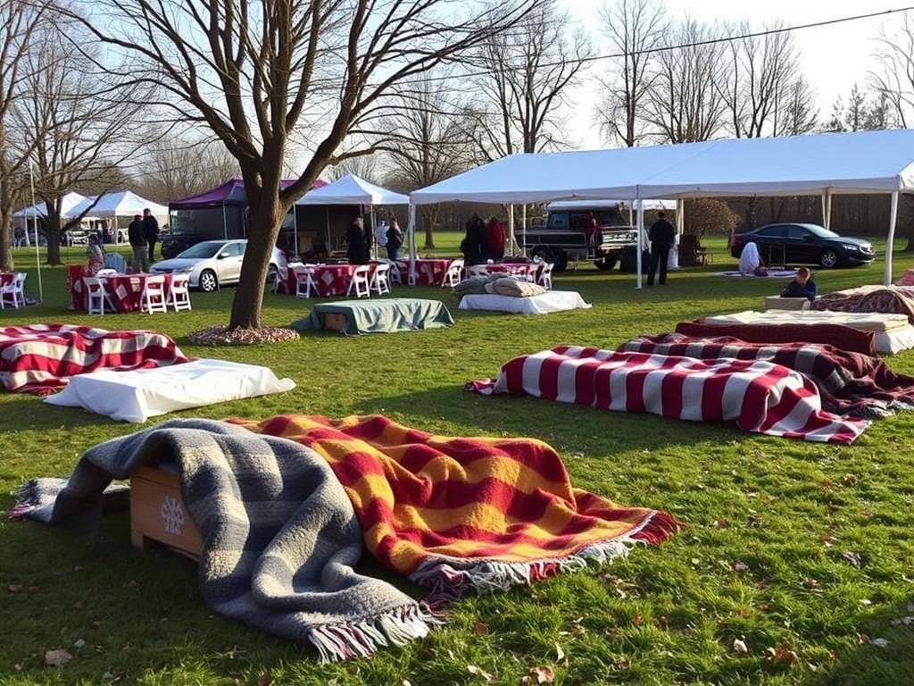 Renting blankets for events Renting blankets for eventsфото