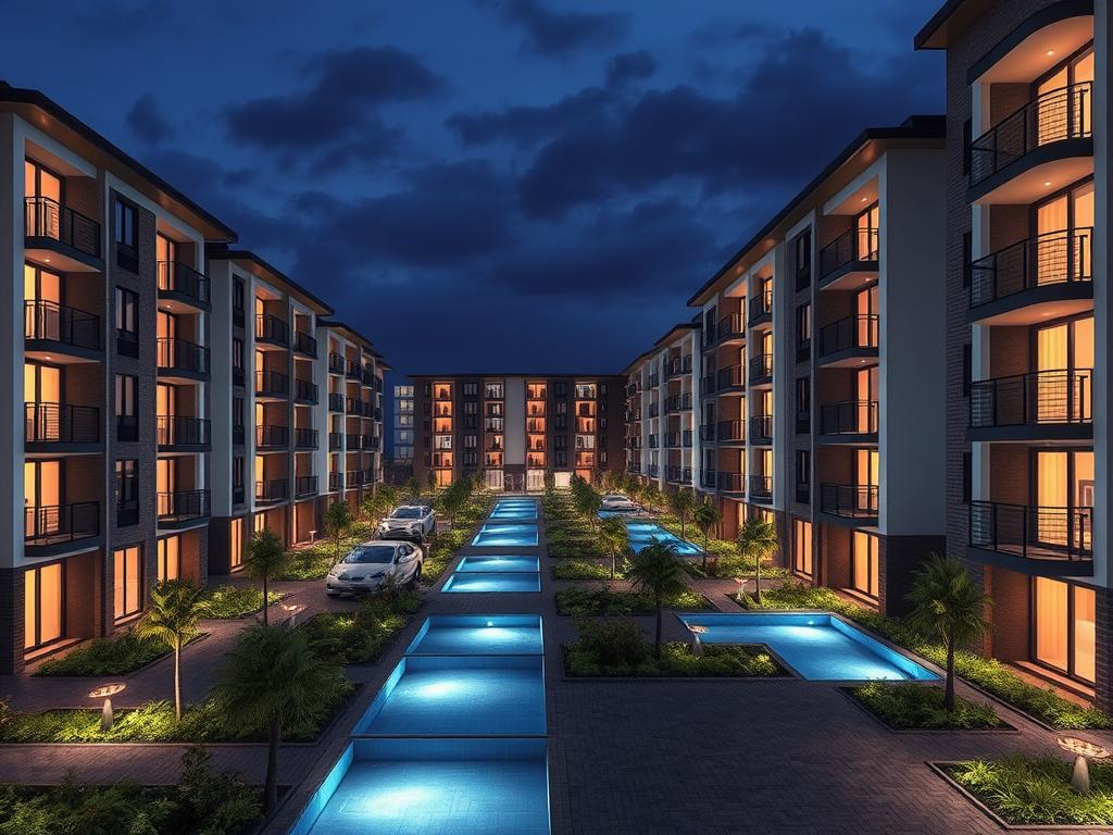 new residential complex new residential complexфото