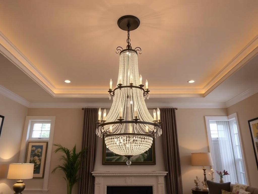 Как выбрать потолочную люстру в гостиную, чтобы светил красиво и не было мучительно