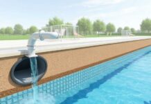 Канализация для бассейна спортивного комплекса: отвод воды, пескоуловители