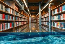 Канализация для библиотеки: дренаж, водоотвод, защита книг от влаги
