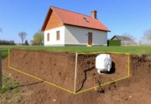 Монтаж септика на участке: расстояния до дома, скважины, границы участка